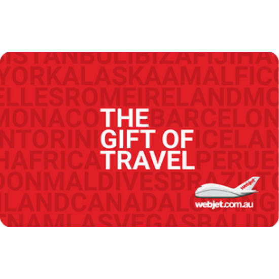 Webjet eGift Card - $500