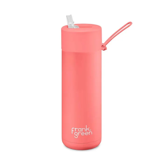 Frank Green 20oz Reusable Bottle Straw Lid Frank Green 20oz Reusable Bottle Straw Lid