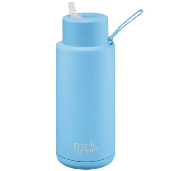 Frank Green 34oz Reusable Bottle Straw Lid Frank Green 34oz Reusable Bottle Straw Lid