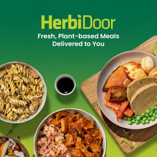 Save 10% on Chef Made Plant Based Meals with Herbidoor!