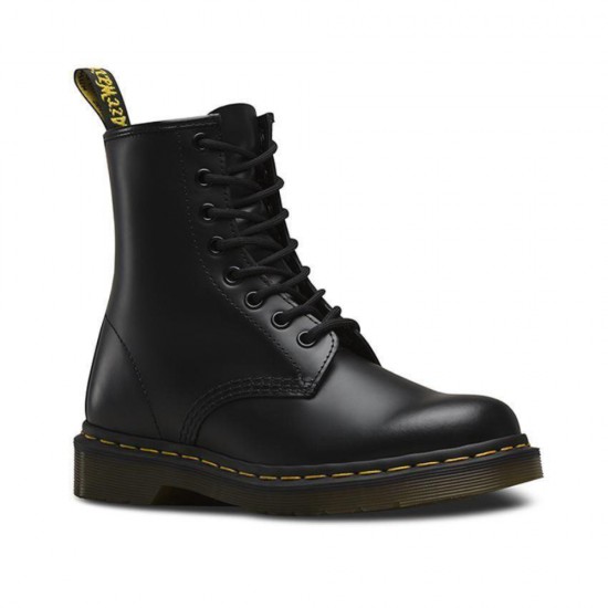 Dr. Martens 1460 Smooth Black Boots - Size 8