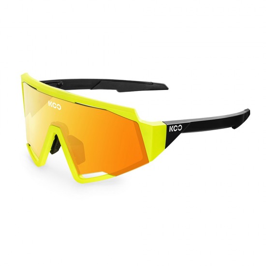 Koo Spectro Sunglasses - Yellow Fluro / Red