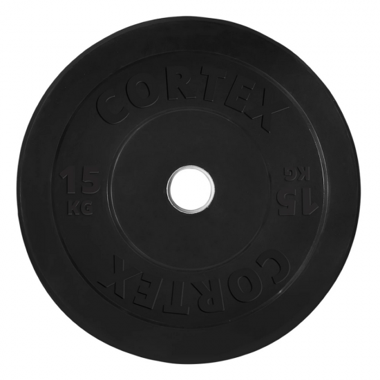 Lifespan Fitness CORTEX 15kg Olympic Bumper Plate (Pair)