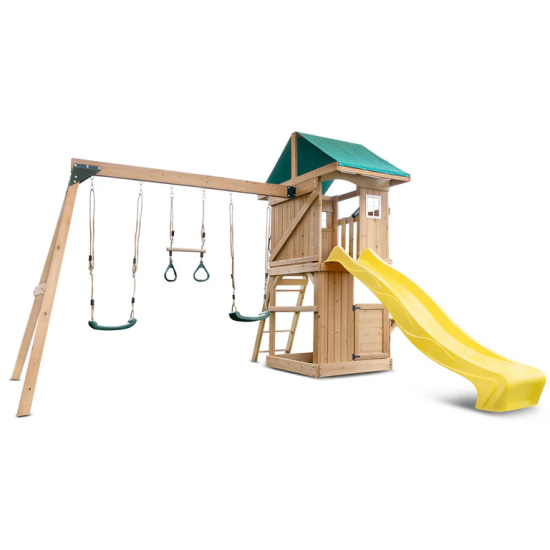 Lifespan Kids Montrose Play Centre Set with 2.2m - Yellow Slide Lifespan Kids Montrose Play Centre Set with 2.2m - Yellow Slide