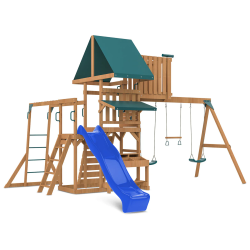 Lifespan Kids Walton Play Centre Set with 2.2m - Blue Slide Lifespan Kids Walton Play Centre Set with 2.2m - Blue Slide