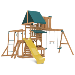 Lifespan Kids Walton Play Centre Set with 2.2m - Yellow Slide Lifespan Kids Walton Play Centre Set with 2.2m - Yellow Slide