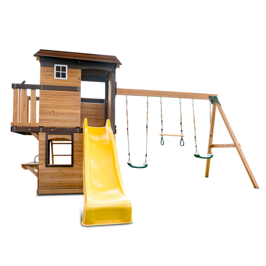 Lifespan Kids Darlington Play Centre Set with 2.2m Yellow Slide Lifespan Kids Darlington Play Centre Set with 2.2m Yellow Slide