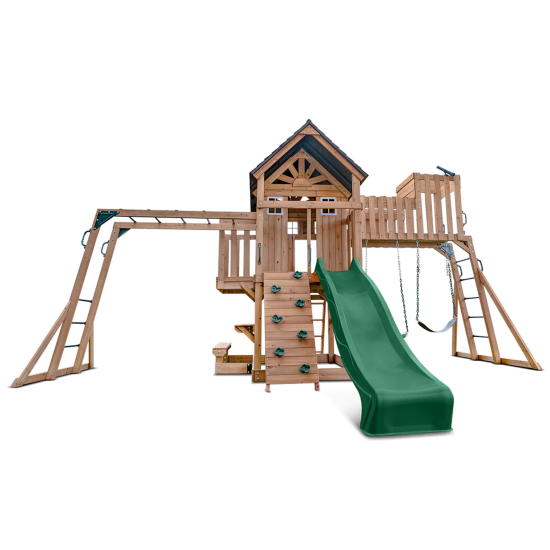 Lifespan Kids Kensington Play Centre Set with 2.2m Green Slide Lifespan Kids Kensington Play Centre Set with 2.2m Green Slide
