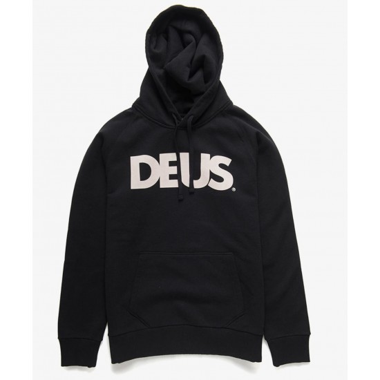 Deus Ex Machina All Caps Hoodie - Black