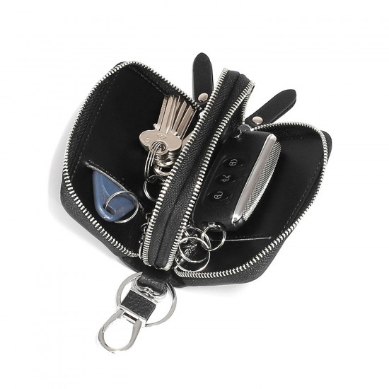 Pica LéLa - Jett Double Zip Leather Wallet Card & Key Holder