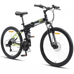 Progear ROVER Folding Mountain Bike - Black Progear ROVER Folding Mountain Bike - Black