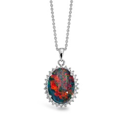 Wellington Jeweller - Treasure Triplet Opal Necklace Wellington Jeweller - Treasure Triplet Opal Necklace