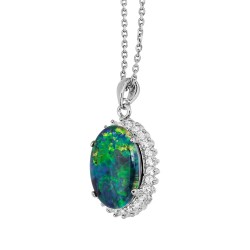 Wellington Jeweller - Treasure Triplet Opal Necklace Wellington Jeweller - Treasure Triplet Opal Necklace